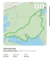 Strėvos žaliasis takas Strėvos žaliasis takas