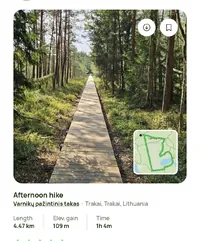 Varnikų pažintinis takas Varnikų pažintinis takas